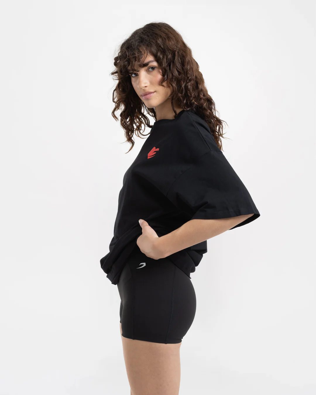 Boxing is Love Oversized T-Shirt - Black - Image 3