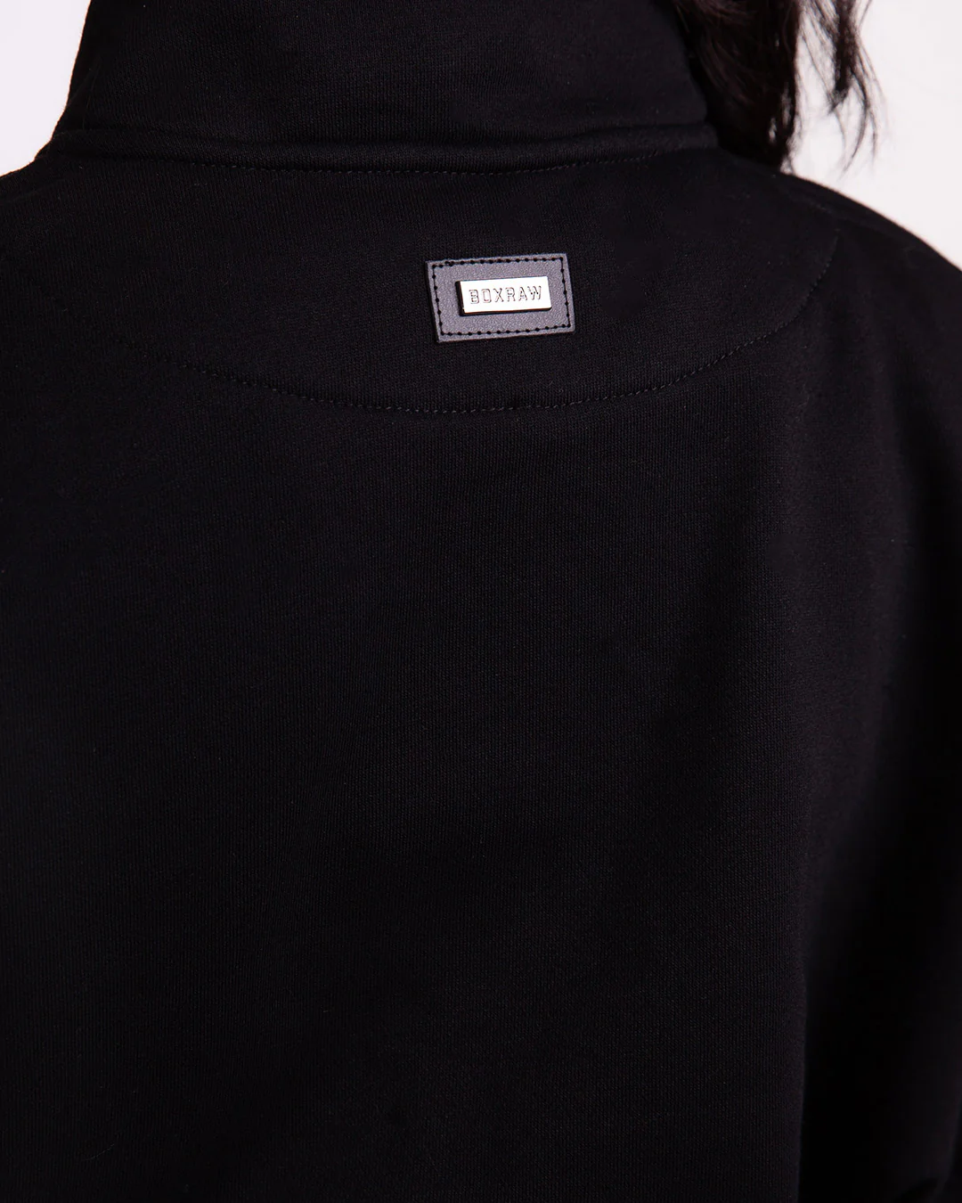 East Street 1/4 Zip - Black - Image 7