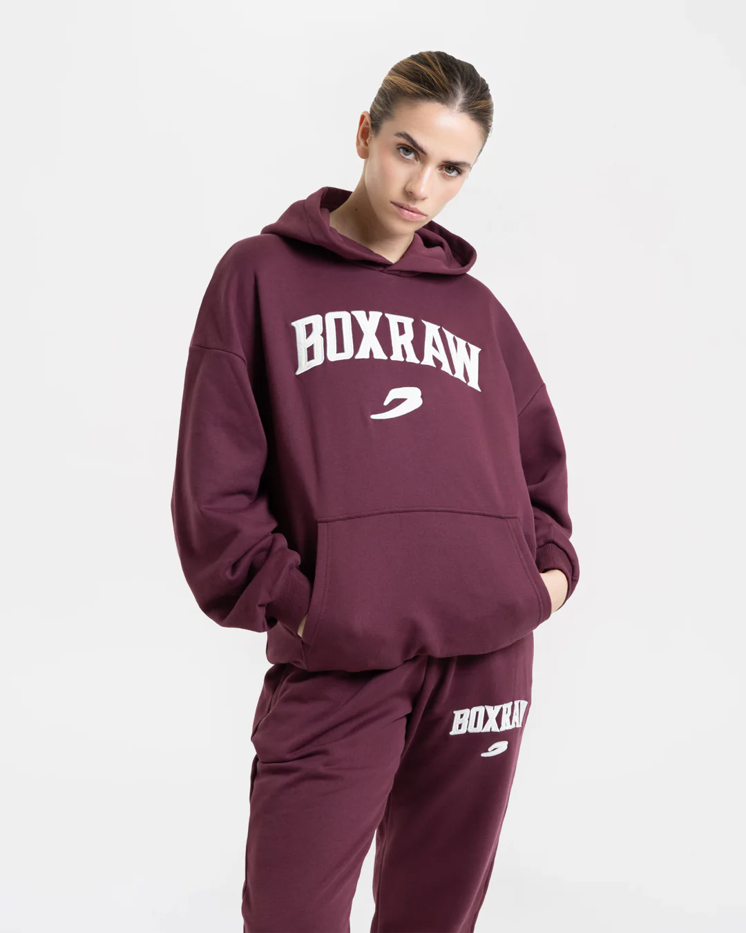 East Street Hoodie - Burgundy - Image 3