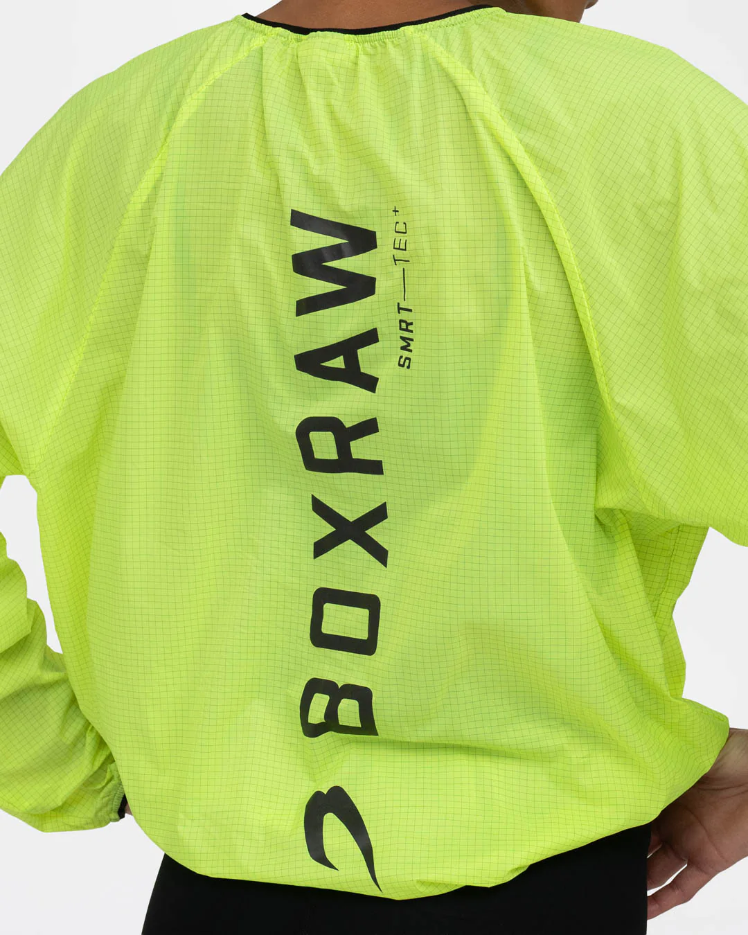 Genaro Oversized Windbreaker Crew - Neon Yellow - Image 7