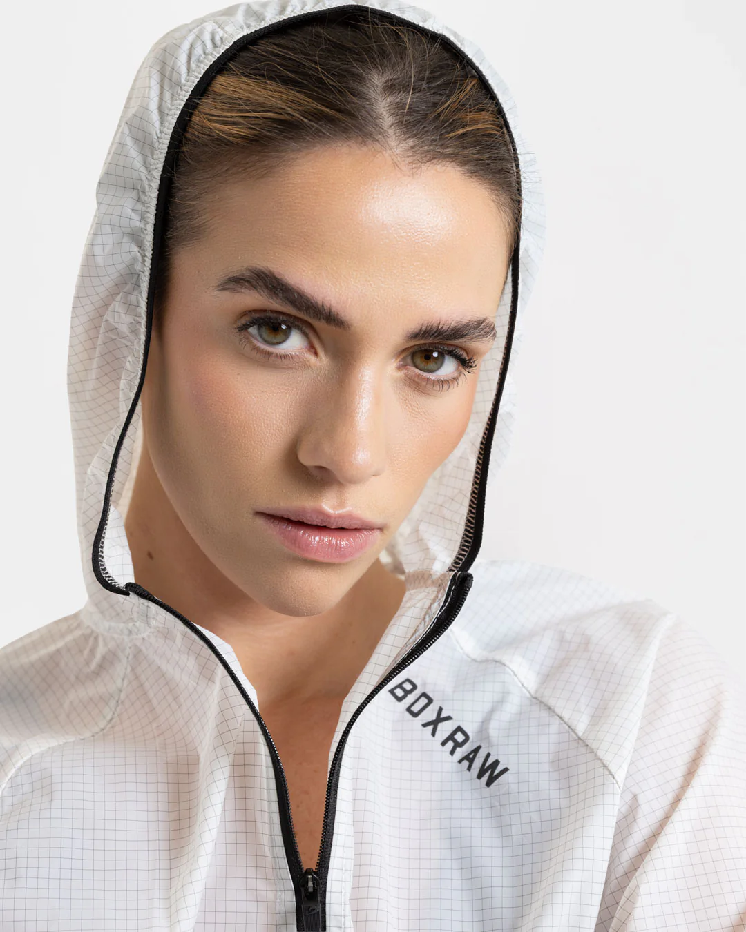 Genaro Zip Up Windbreaker - White - Image 8