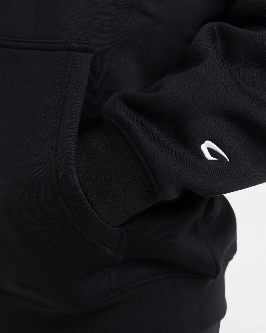 Johnson Zip Up Hoodie - Black - Image 10