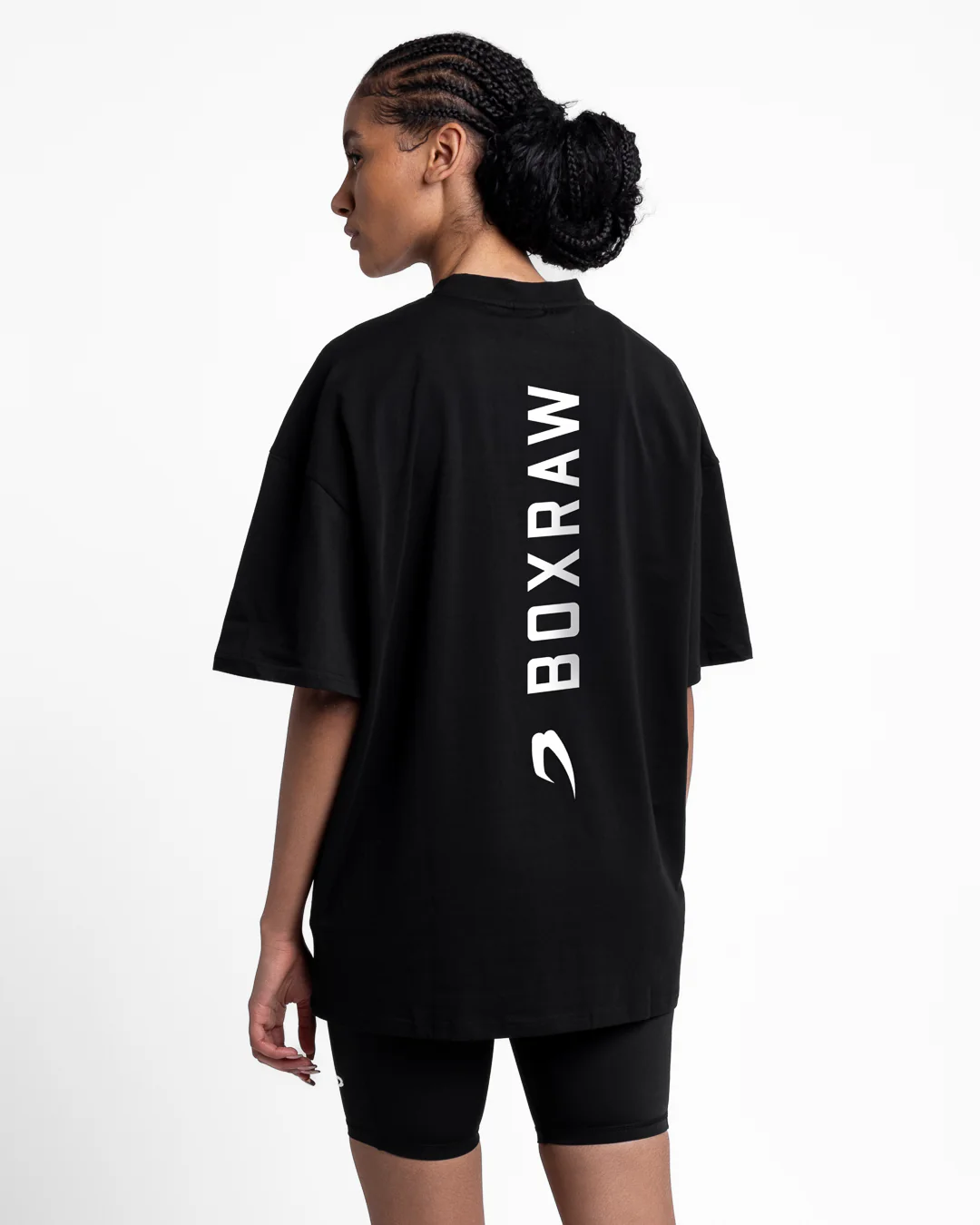 Lineal Oversized T-Shirt - Black