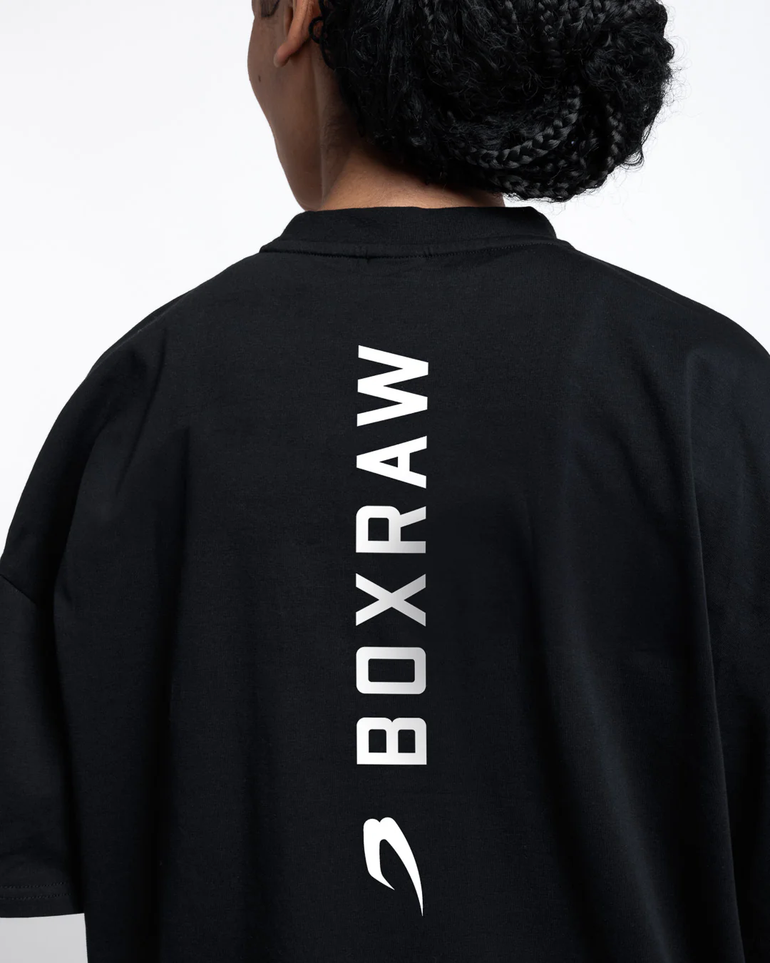 Lineal Oversized T-Shirt - Black - Image 8