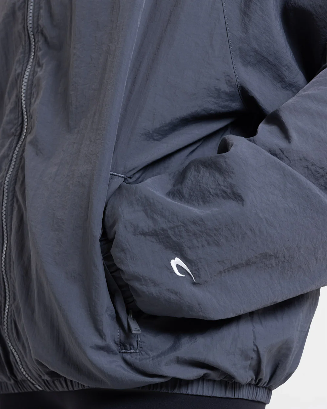 Saxton Track Jacket - Charcoal - Image 7