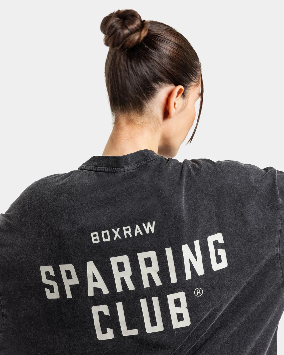 Sparring Club Long Sleeve T-Shirt - Washed Black - Image 9