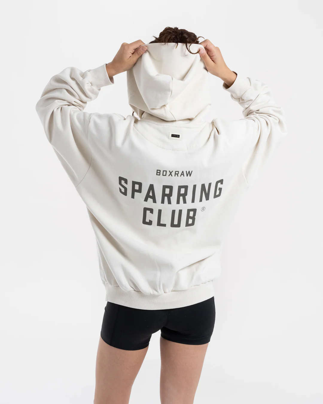 Sparring Club Oversized Hoodie - Washed Beige - Image 6