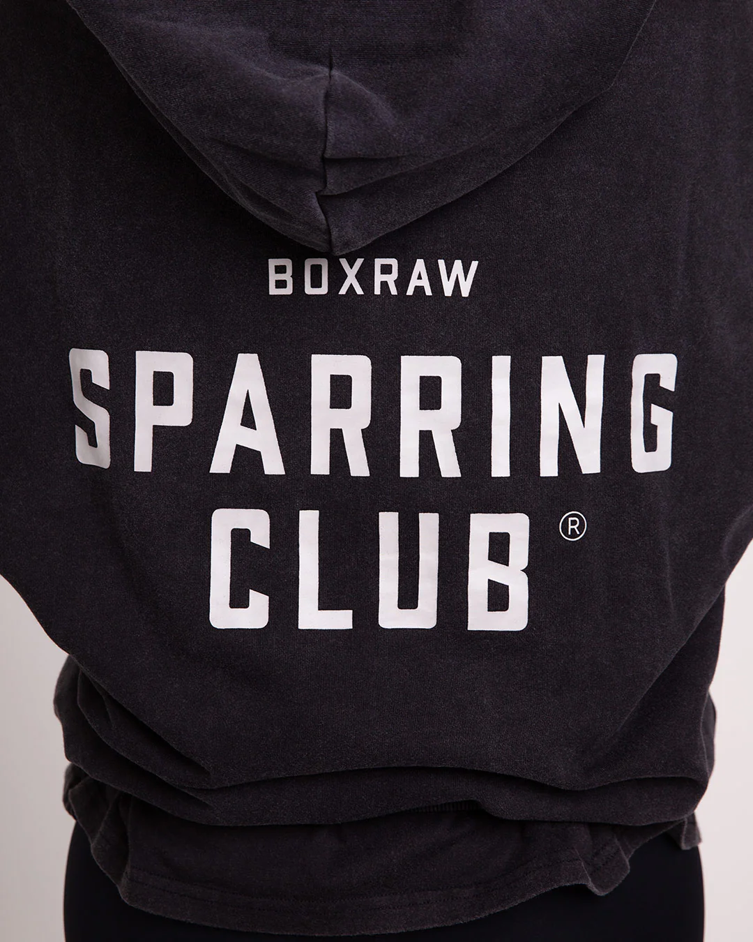 Sparring Club Oversized Hoodie - Washed Black - Image 7