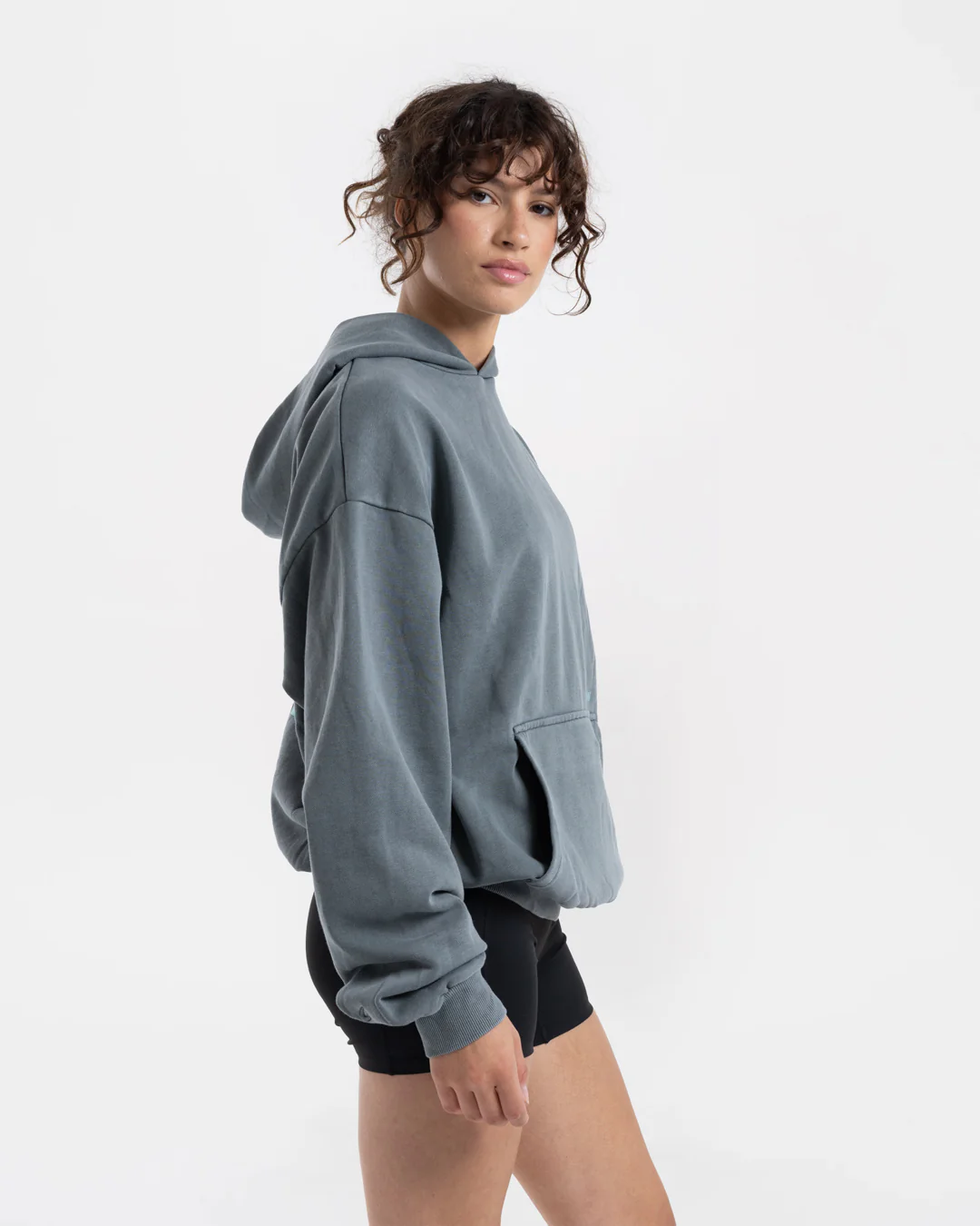 Sparring Club Oversized Hoodie - Washed Charcoal - Image 5
