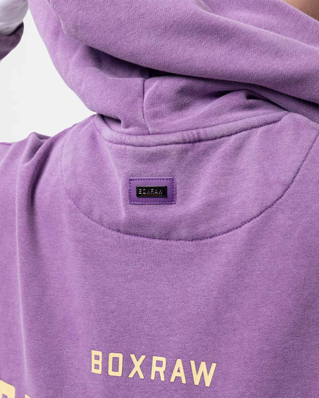 Sparring Club Oversized Hoodie - Washed Purple - Image 9