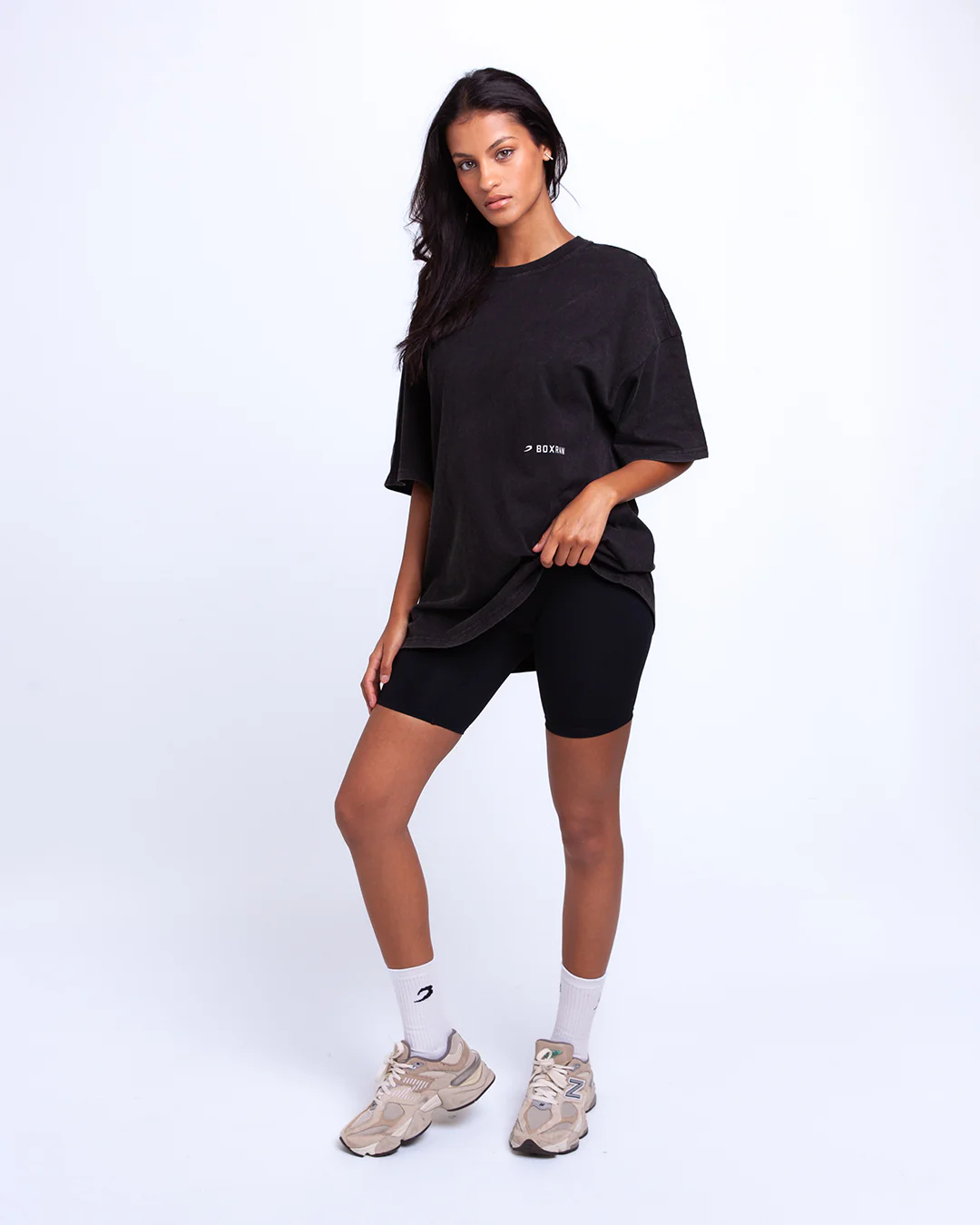 Sparring Club Oversized T-Shirt - Washed Black - Image 10