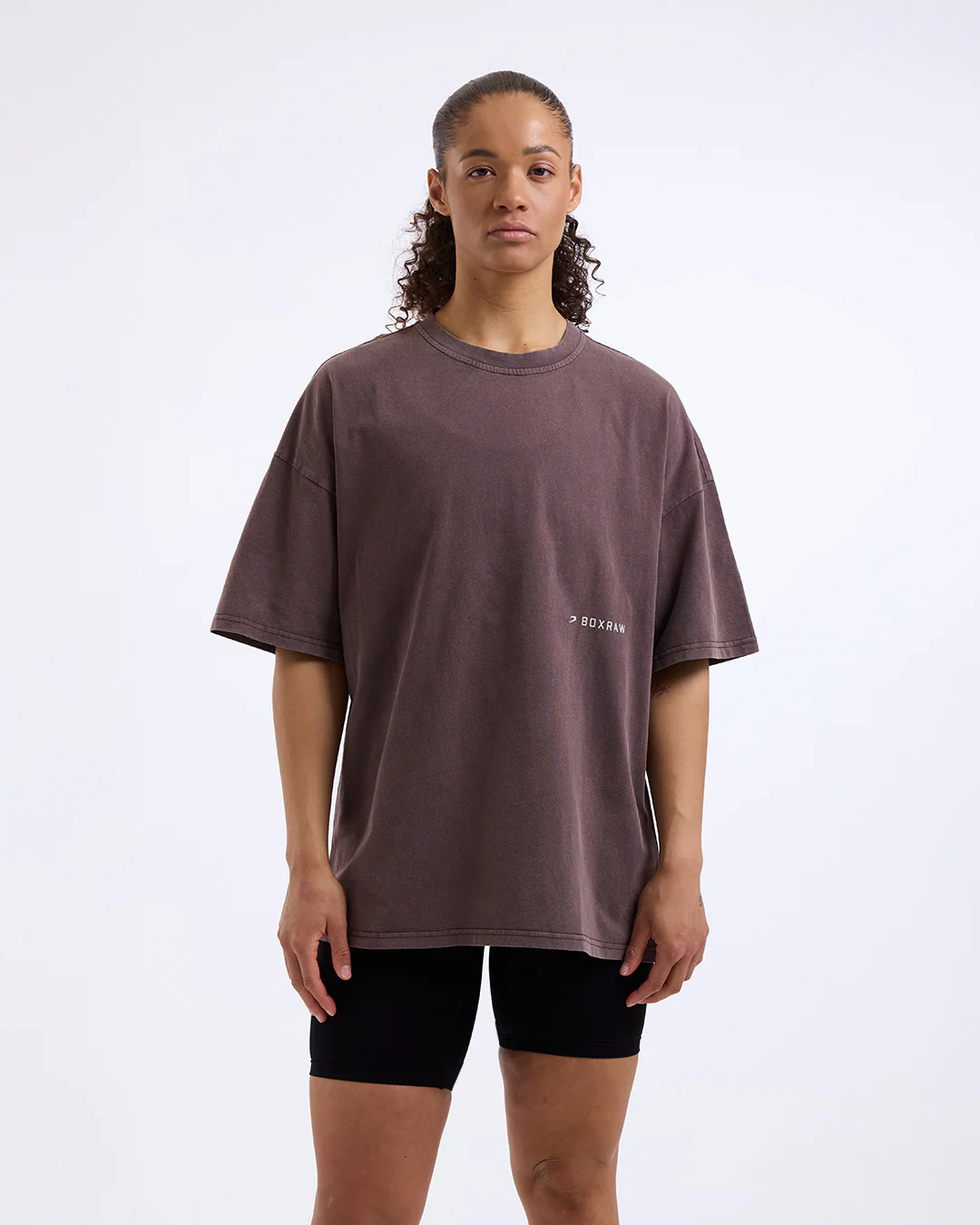 Sparring Club Oversized T-Shirt - Washed Brown - Image 5