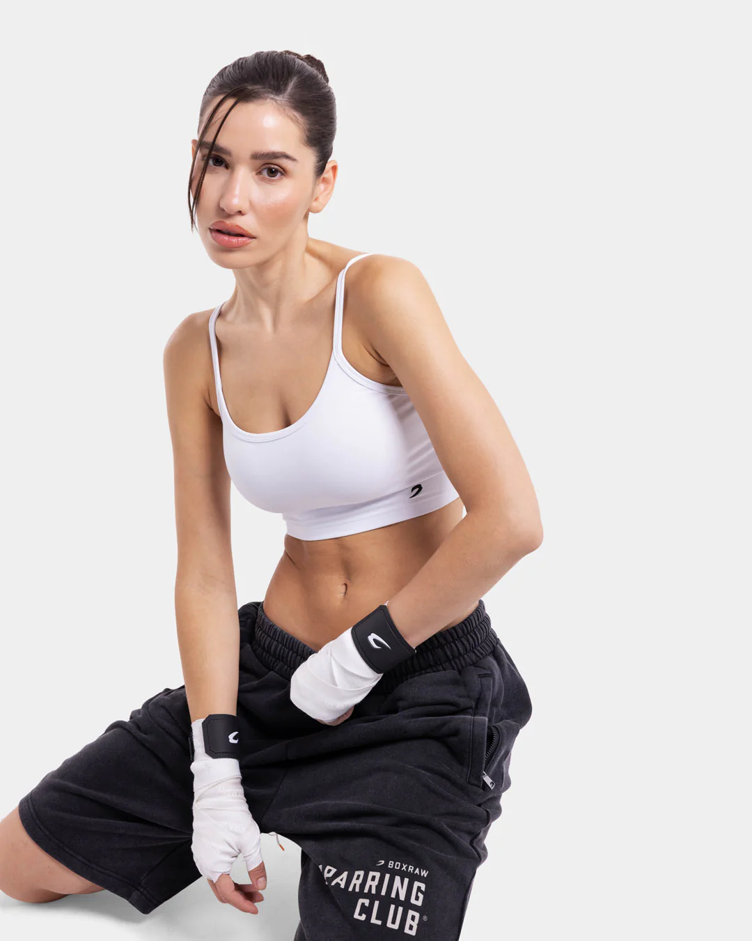 Sparring Club Sweat Shorts - Washed Black - Image 5