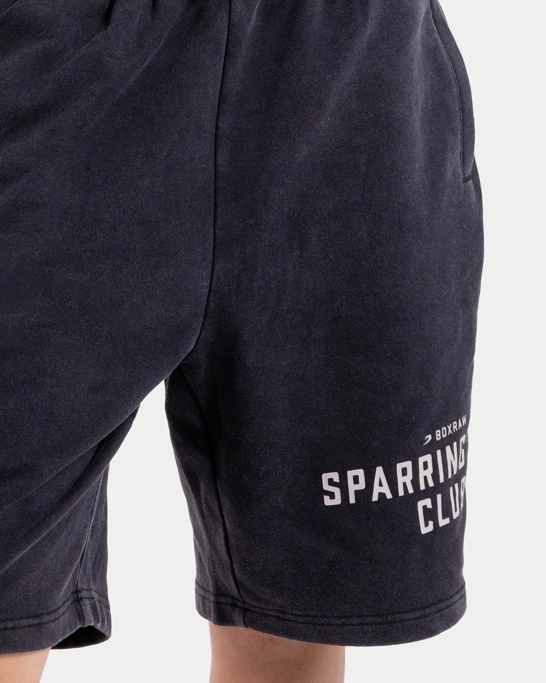 Sparring Club Sweat Shorts - Washed Black - Image 9