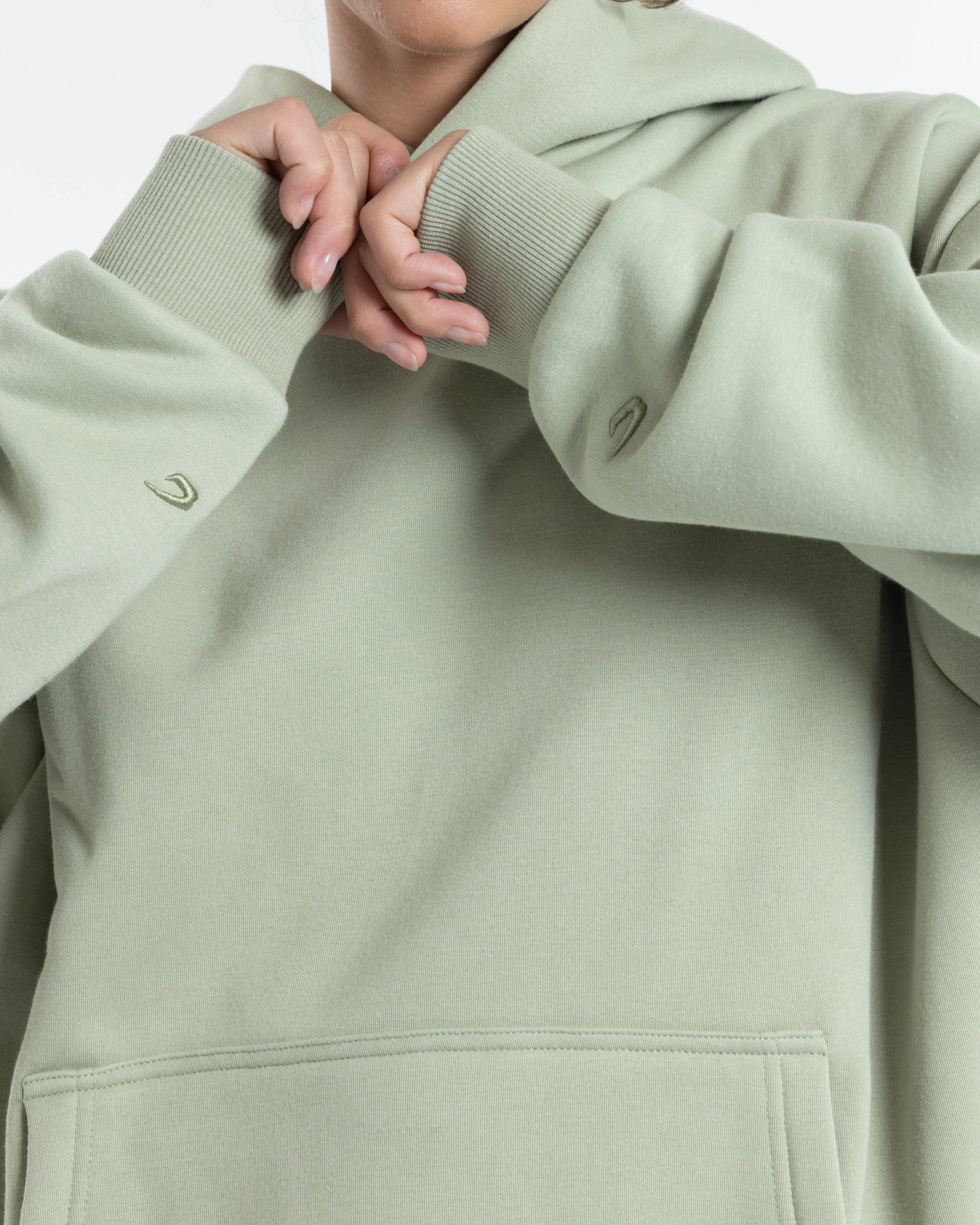 Strike Oversized Hoodie - Pistachio - Image 6