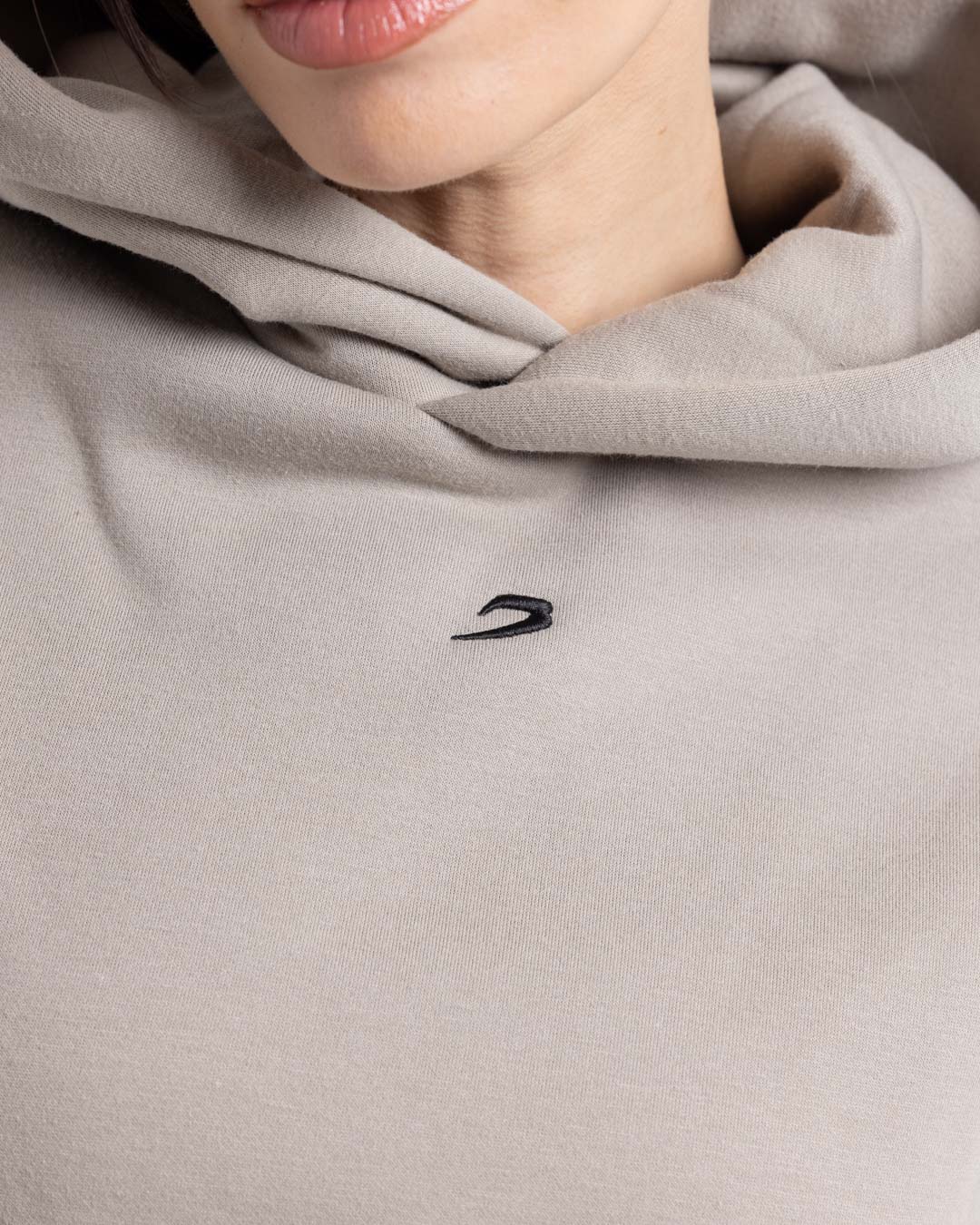 Strike Oversized Hoodie - Stone - Image 5