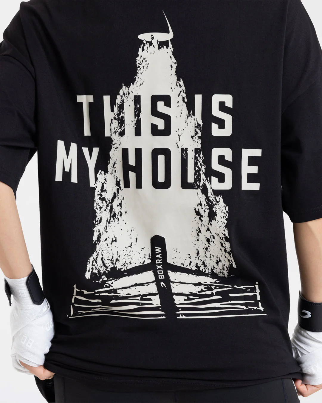 This Is My House Oversized T-Shirt - Black - Image 7