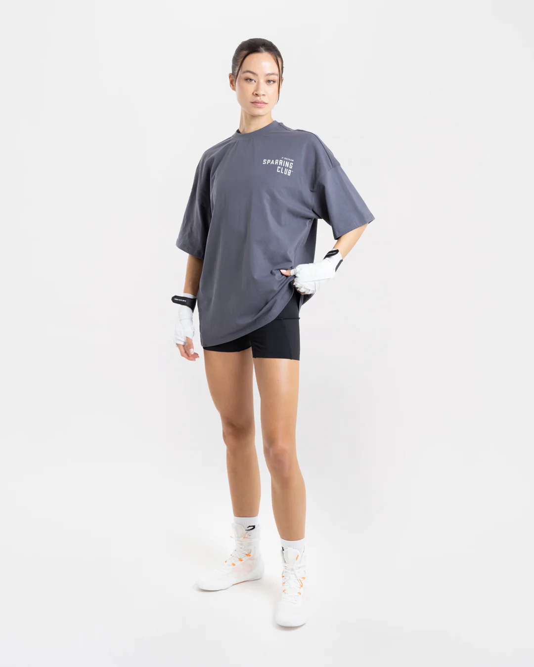 This Is My House Oversized T-Shirt - Charcoal - Image 2