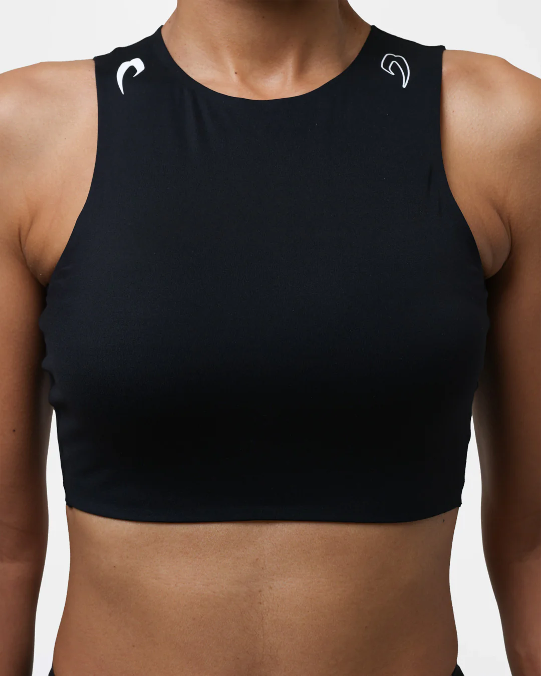Tunero Racer Sports Bra - Black - Image 9